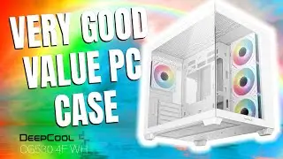 The best Mid-tower PC Case? Deepcool CG530 4F White PC Case Review