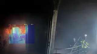 Thermal 360° micro drone:  Operational exercise under smoke at the Dortmund fire house
