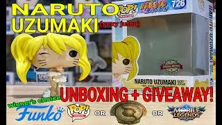 FUNKO POP! NARUTO UZUMAKI (Sexy Jutsu) - Unboxing + Giveaways