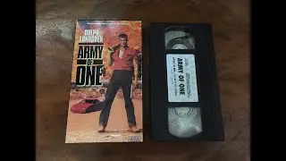 Opening To Army Of One 1996 VHS