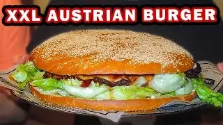Johny's XXL Beast Burger Challenge Record Attempt in Austria!!