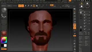 unfinished christian bale time lapse zbrush