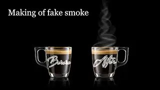 Making of smoke for tea or coffee