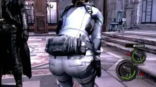 RESIDENT EVIL 5 lost in nightmares weskers rhino charge death on jill