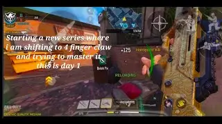 Road To 4 Finger Mastery Day-1 | KRATOS CODM
