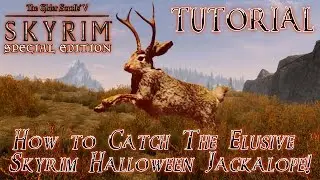 Skyrim SE Tutorial: How To Catch The Elusive Halloween Jackalope!