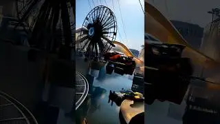 Dieselpunk Disneyland riding on the rocketships #disney #ai #disneyland