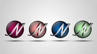 How to use letter (N) to create 3D logo design in Adobe Illustrator CC Easily 1080p