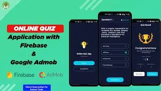 Complete online Quiz Application using Firebase + Google Admob Ads | Part-1 (Quiz App Design)
