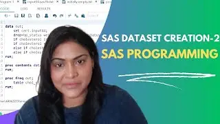 SAS Programming | DATASET CREATION IN SAS | DATE VARIABLE CREATION | FORMAT | INFORMAT IN SAS