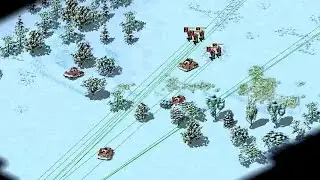 Without building any units, 1V7 brutal enemy！ -Red Alert 2