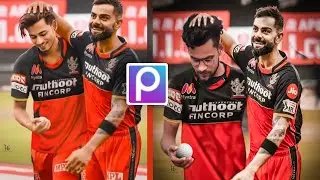 Photo Editing With Virat Kohli PicsArt