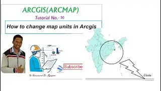 ARCGIS Tutorial 30 How to change map units in Arcgis.