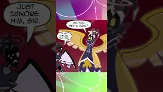 Lucifers favourite duck #hazbinhotel #hazbinhoteladam #hazbinhotelcomicdub #comicdub
