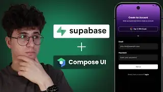 Supabase Auth with Email and Google + Login UI + Credentials Manager  -  Jetpack Compose