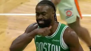 Jaylen Brown posterizes Isaiah Stewart + 