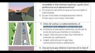 Spanish driving test in Urdu.carnet de conducir permiso b part 4