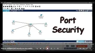 How to configure port security on cisco switch | Port security
