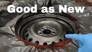 Painting Steel Rims - Make them look a lot better!
