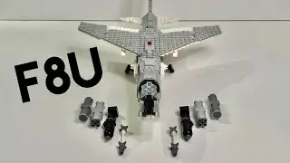 LEGO F8U Crusader MOC