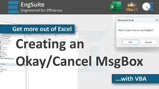 Okay & Cancel MsgBox Buttons - Excel VBA