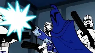 Star Wars Clone Wars 2003 but only Senate Guards scenes
