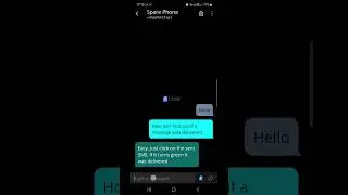 CodeB SMS delivery receipt