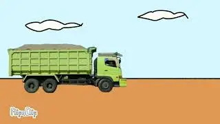 MOBIL TRUK PASIR TRONTON HINO JOGET SAMBIL OLENG DI PAGI HARI