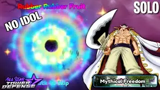 Solo Mythical Freedom Raid (No IDOL!) Feat. White-Beard | All Star Tower Defense ROBLOX