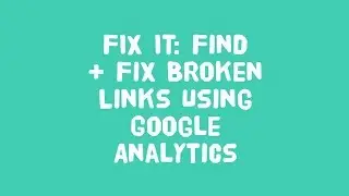 Diagnose Website Errors with Google Analytics + Screaming Frog