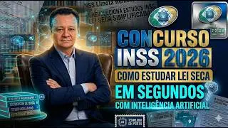 INSS 2026 Exam: How to Study Legal Texts in Seconds with AI | Focus on the 2026 Exam Syllabus