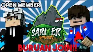 (CLOSED) OPEN MEMBER SARIXER ADVENTURE!! - MINECRAFT SURVIVAL MULTIPLAYER #SAXVENTUREROAD