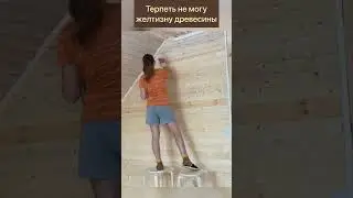Новый какрасный дом. Крашу