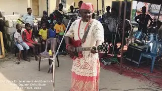DELTA STATE CHIEF CAPT. DENNIS ABAMBA EKE-EKE 1 PERFORMING LIVE IN A WEDDING RECEPTION