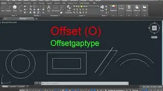 Offset Command In AutoCAD In Hindi