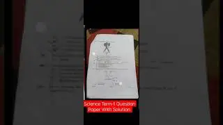 Class 10 Term-1 Science Question Paper With Solution  2/12/21 CBSE