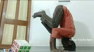 head stand tutorial in tamil || #villageboykaviyan