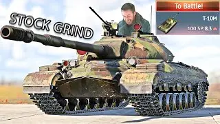The Soviet Strongest HEAVY TANK: T-10M Stock GRIND Experience 💀
