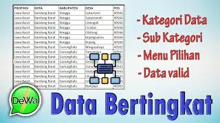 Banyak Pilihan, CARA MEMBUAT VALIDASI DATA BERTINGKAT FORMULIR WHATSAPP DEWA 2024