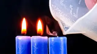 Extinguish Candles without Blow or Touch Them [ Magic Trick Science Experiment ]