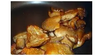 Как правильно жарить вешенки - Вкусный рецепт.