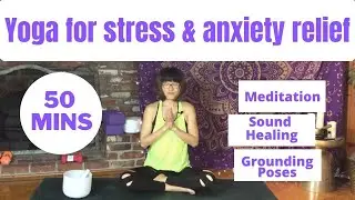 Yoga for Stress & Anxiety Relief | Young Yoga with Sylvia (50 Minutes)