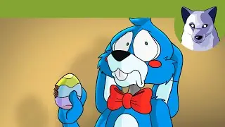 Toy Bonnie eats an Easter egg - FNAF Weird Animation! [Tony Crynight]