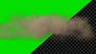 Dust Wave In Camera 4k | Free Green Screen