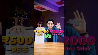 ₹50,000 PS5 vs ₹2000 Game Stick 😲🤯 Who is the Real Winner ?? 