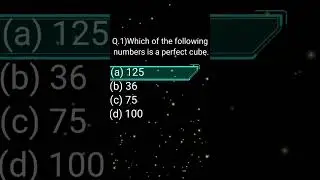 class 8 math chapter 7 Cube and cube root mcq questions..