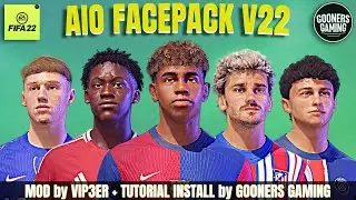 FIFA 22 AIO FACEPACK V22 TU 17 by VIP3ER + TUTORIAL INSTALL - FIFA 22 PC 