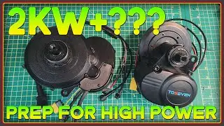 How much power can this tiny mid-drive diy motor handle? TOSEVEN motor DM02