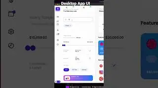 Desktop App UI with Flutter.