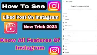 How To See Liked Posts On Instagram App (2023) | Instagram Par Like Ki hui Post Reels Kaise Dekhe